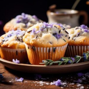 Muffins exoticos lavanda delicia colorida mesa 899449 125050